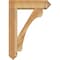Ekena Millwork Legacy Arts and Crafts Rough Sawn Bracket w/ Offset Brace, Western Red Cedar, 6"W x 20"D x 28"H BKT0604X20X28LEC03RWR - alternate 4